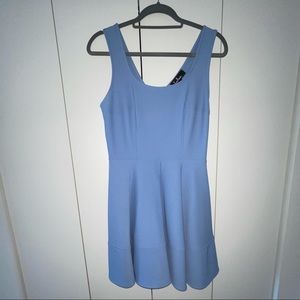 Lulus Blue Skater Dress